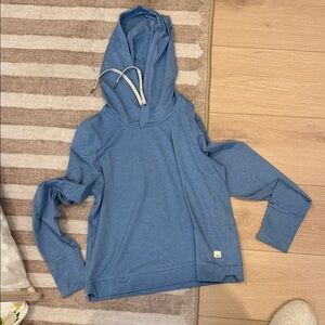 Vuori light blue hoodie sweatshirt
